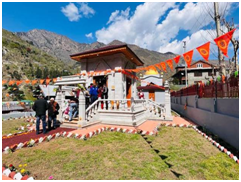 Inaugurated Maa Sharda Devi Temple at Kupwara, Jammu and Kashmir