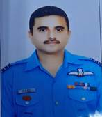 PRESIDENT CONFERS VAYU SENA MEDAL ON WING COMMANDER SHIV KUMAR CHAUHAN (28472) FLYING (PILOT)