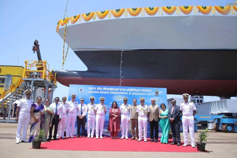 ‘AMINI’, FOURTH SHIP launched AT M/s L&T, KATTUPALLI