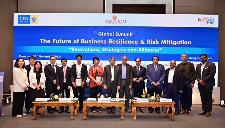 CPA Australia and ASSOCHAM partner for global summit on the Future of Business Resilience & Risk Mitigation