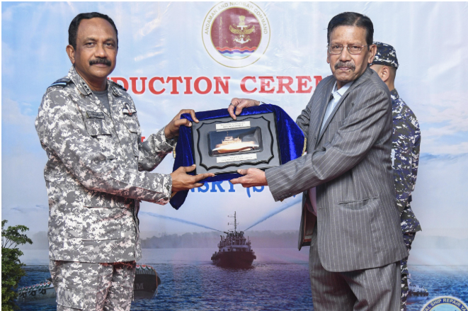 TUGS Bhishma (Yard 335) and Bahubali (Yard 336) both inducted into Indian Navy