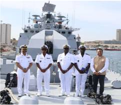 INS TUSHIL ARRIVES AT DAKAR, SENEGAL