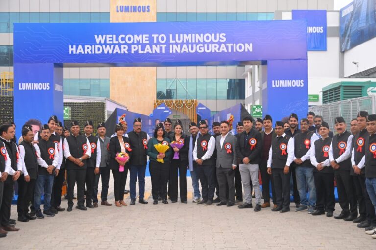 Luminous Power Technologies Unveils State-of-the-Art Facility in Haridwar with first ever green positive plate manufacturing capabilities in industry