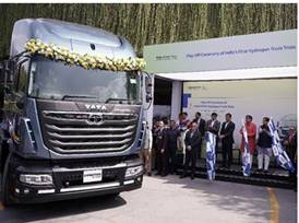 First-ever trials of hydrogen-powered heavy-duty trucks launched by Tata Motors in India