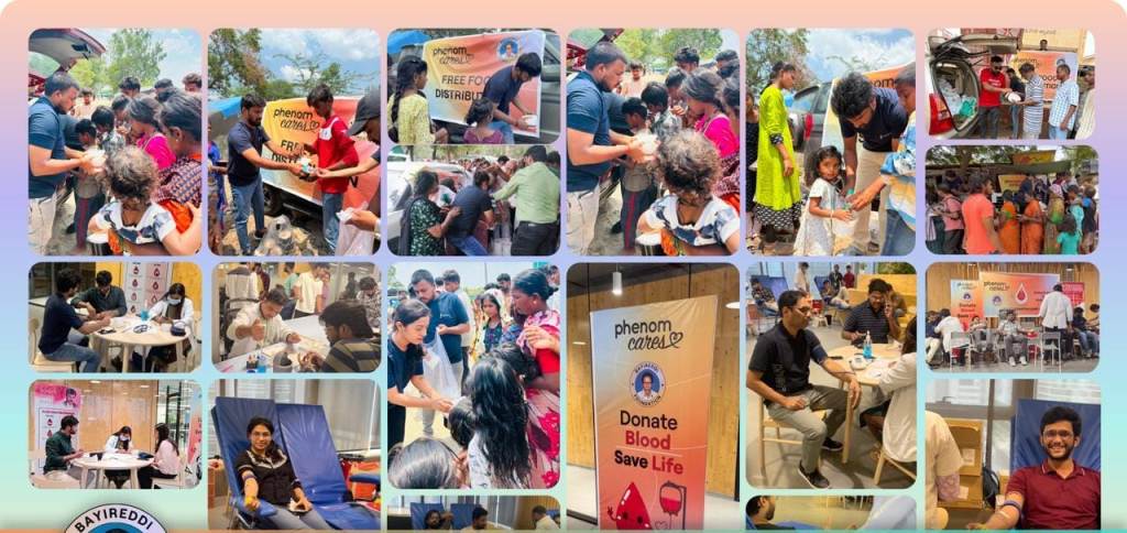 ​Phenom India Leads Life-Saving Blood and Food Donation Drives Across Hyderabad and Vizag
