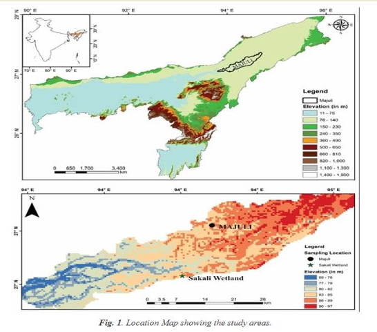 Indian Scientists have conducted an unprecedented archaeological study on Majuli Island