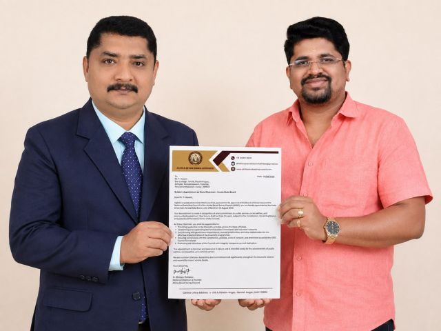 ​Akhila Sevak Samaj Council Appoints Mr. P. Hassim as State Chairman for Kerala