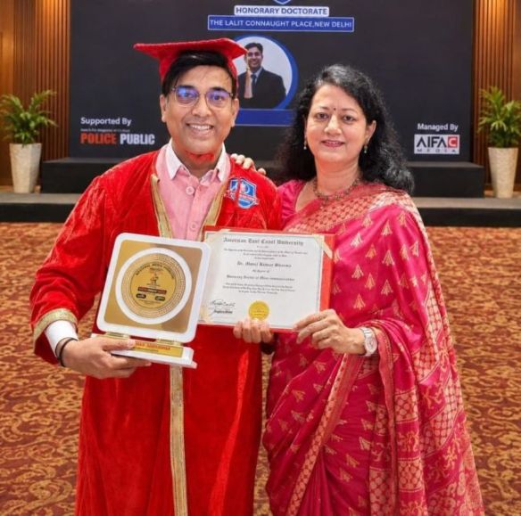 ​PR Guru MD Manoj Kumar Sharma Conferred Honorary Doctorate in Mass Communication